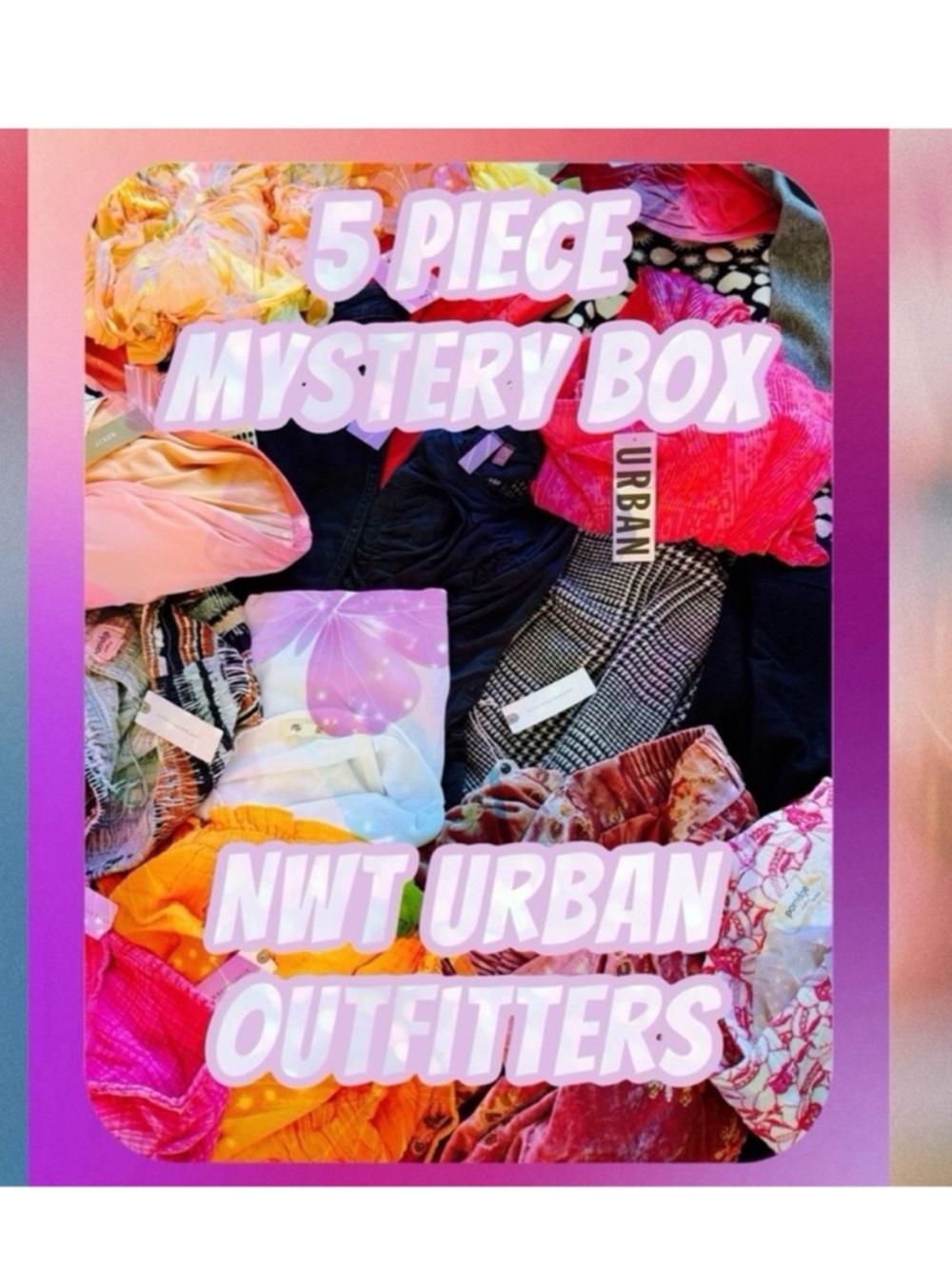 Anthropologie Urban Outfitters Women’s Mystery Box Clothing New Reseller 5 Piece